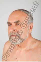 Head Man White Average Wrinkles Male Studio Poses